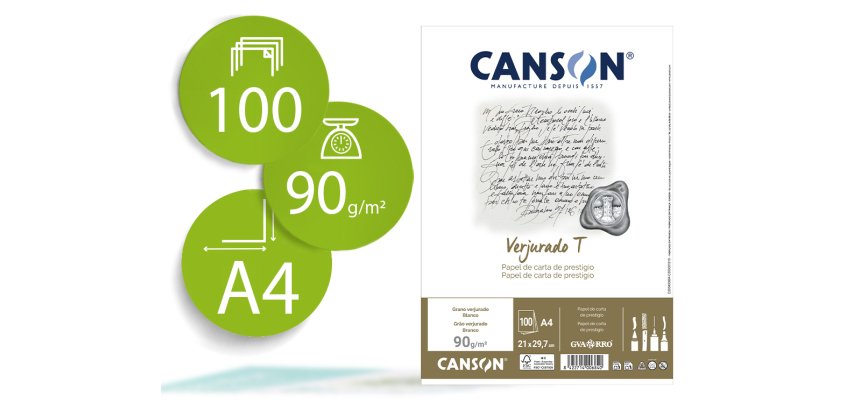 Papel torreon blanco a4 90 gr paquete de 100 hojas