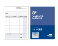 Talonario liderpapel facturas 8º original t100 con i.g.i.c.