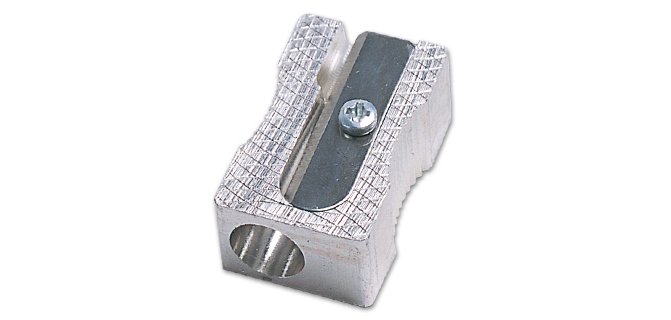 Sacapuntas m+r 200.0 metalico rectangular 1 uso