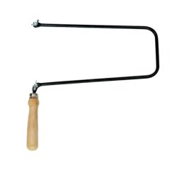 Arco de segueta pequeño 155 mm de calado mango de madera
