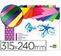 Bloc trabajos manuales liderpapel charol 240x315mm 10 hojas colores surtidos