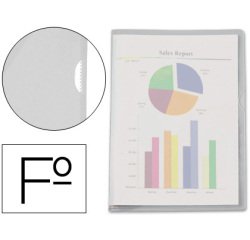 Carpeta dossier uñero plastico esselte folio translucidoo