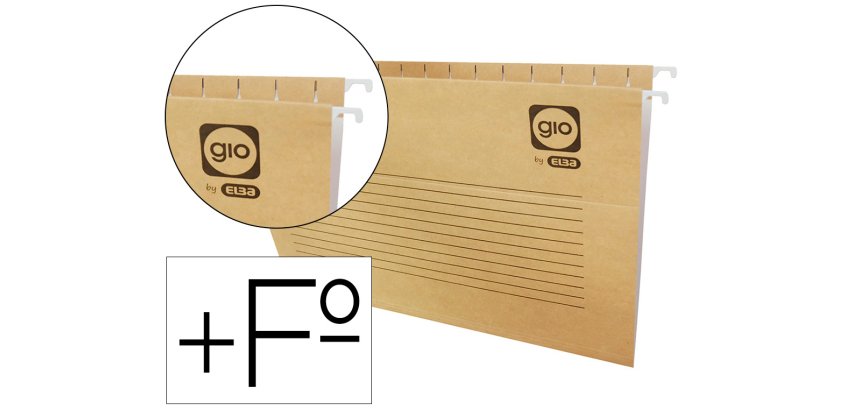 Carpetas colgantes para cajones 24 x 37,5 cm  Folio+ Gio Lomo V