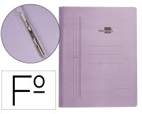 Carpeta gusanillo liderpapel folio carton azul