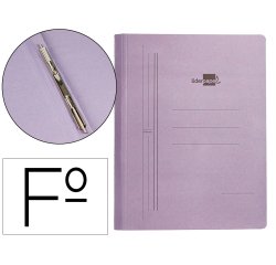 Carpeta gusanillo liderpapel folio carton azul