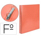 Carpeta de 2 o 4 anillas redondas liderpapel cartón cuero