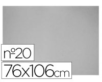 Carton gris nº 20 76x106 cm hoja