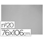 Carton gris nº 20 75x105 cm hoja
