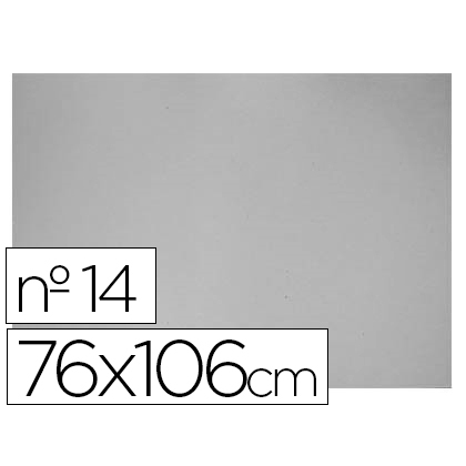 Carton gris nº 14 75x105 cm hoja