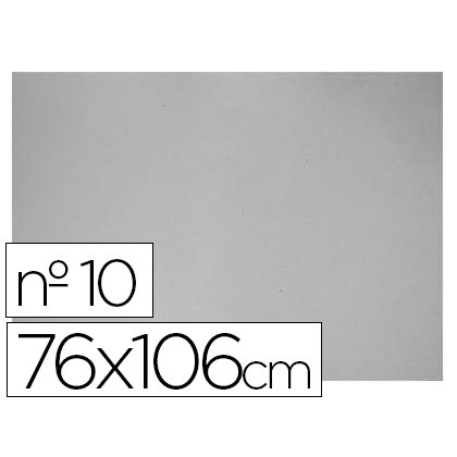 Carton gris nº 10 75x105 cm hoja
