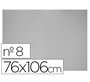 Carton gris nº 8 75x105 cm hoja