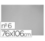 Carton gris nº 6 75x105 cm hoja
