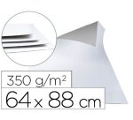 Cartoncillo gris liderpapel con una cara blanca 350 g 64x88 cm paquete de 1 kg (5 hojas)
