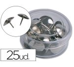 Chincheta liderpapel niquelada caja de 25 unidades