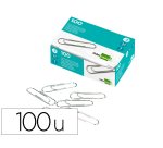 Clips liderpapel nº3 labiados 43 mm caja de 100 unidades