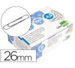 Clips liderpapel nº1,5 labiados 26 mm caja de 100 unidades