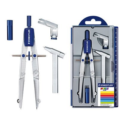 Compas staedtler noris club micrometrico con alagardera