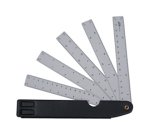 Escala pardo abanico 10 escalas 15 cm con estuche similpiel