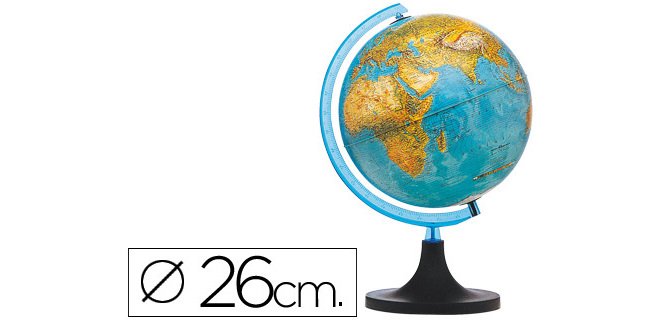 Globo terraqueo con luz modelo elite/2 diametro 26 cm