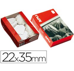 Etiquetas colgantes apli 390 22x35 mm caja de 500 unidades