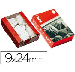 Etiquetas colgantes apli 384 9x24 mm caja de 1000 unidades