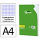 Bloc notas liderpapel cuadro 4mm a4 80 hojas 60g/m2