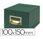 Fichero fichas tela verde 500 fichas n.3 tamaño 100x150 mm