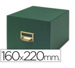 Fichero fichas tela verde 1000 fichas n.5 tamaño 160x220x350 mm