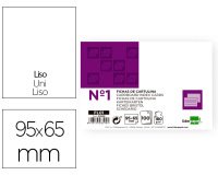 Ficha liderpapel lisa nº1 65x95mm paquete de 100 180g