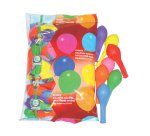 Globo 100% latex biodegradable bolsa de 100 unidades colores surtidos