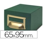 Fichero fichas tela verde 1000 fichas n.1 tamaño 65x95 mm