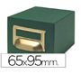Fichero fichas tela verde 1000 fichas n.1 tamaño 65x95 mm