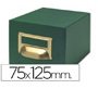 Fichero fichas tela verde 500 fichas n.2 tamaño 75x125 mm