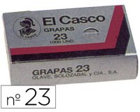 Grapas el casco nº23 caja de 1000 unidades