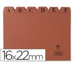 Indice fichero carton nº5 160x220 mm