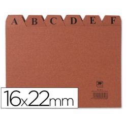 Indice fichero carton nº5 160x220 mm