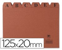 Indice fichero carton nº4 125x200 mm