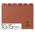 Indice fichero carton nº3 100x150 mm