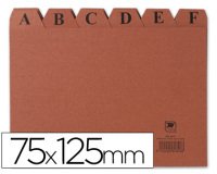 Indice fichero carton nº2 75x125 mm