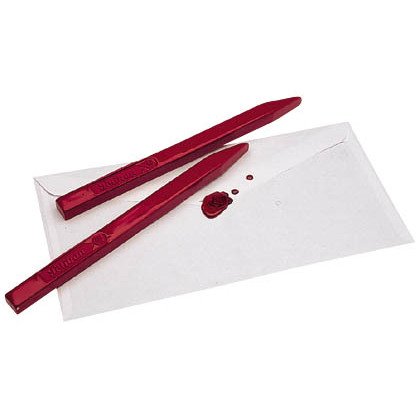 Lacre pelikan color rojo caja de 10 barras
