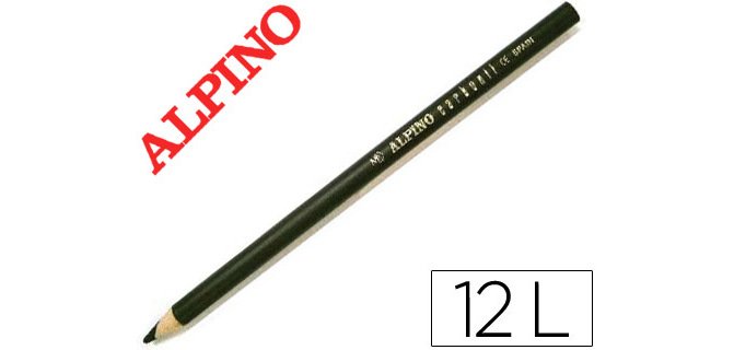 Lapices alpino carbonil caja de 12 unidades