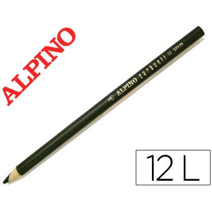 Lapices alpino carbonil caja de 12 unidades