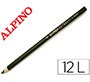 Lapices alpino carbonil caja de 12 unidades