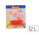 Lapices cera jovi hexagonal caja de 12 unidades colores surtidos