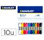 Lapices cera manley caja de 10 colores surtidos