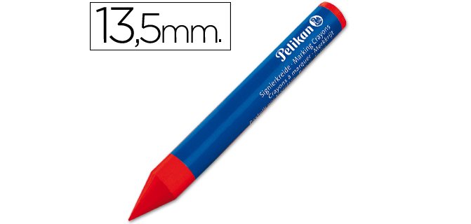 Minas pelikan para marcar rojo caja de 12 unidades