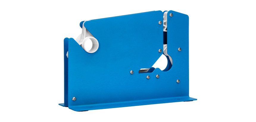 Maquina cierra bolsa q-connect metalica pintada color azul