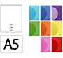 Libreta liderpapel 360 tapa de plastico a5 48 hojas 90gr lisa sin margen colores surtidos