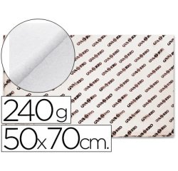 Papel acuarela 50x70 cm 240 gr grano grueso