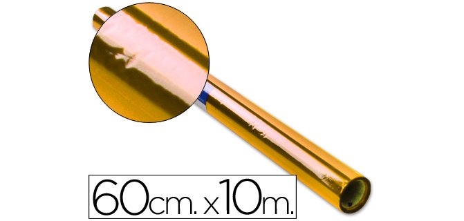 Papel celofán Liderpapel rollo amarillo